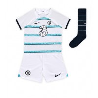 Chelsea Aubameyang #9 Fußballbekleidung Auswärtstrikot Kinder 2022-23 Kurzarm (+ kurze hosen)